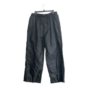 Bass Pro Shops Rain Pants Mens 3XL Black Waterproof Fishing Ankle Zip Outdoor